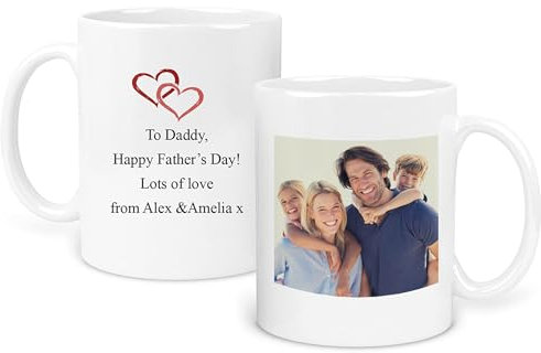 CraftelleryUK Personalised Photo Mug, Customised Photo Cup, Photo Mug for Dad, Mum, Sister, Brother, Uncle, Auntie, Gift for Any Occasion
