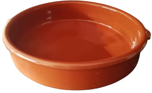 CAZUELA PARA COCINAR GRANDE FABRICADA ARTESANALMENTE. De barro. Hecho a mano por artesanos de España. ENVÍO GRATIS (36CM)