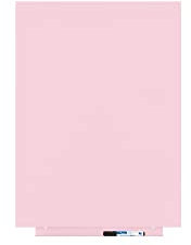 Rocada Skin Whiteboard 55 x 75 cm Rosa - Magnettafel ohne Rahmen für Beruf, Freizeit und Homeoffice