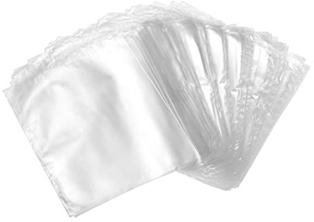 EXCEART 100 bolsas para galletas selladas, envolturas termorretráctiles para alimentos, bolsas de regalo transparentes, película termorretráctil, para bombas de baño, baño, aves de corral