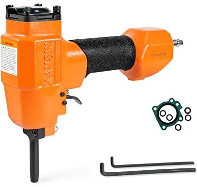 Kamsin KT38 - Pistola neumática para extracción de clavos, clavadora de perforación de aire resistente, pistola removedora de clavos para desbaratar y reciclar maderas