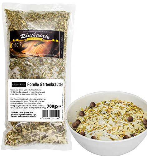 EVERSMOKE Räucherlake (Forelle Gartenkräuter - 700g)