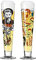 Dekomiro Ritzenhoff Heldenfest - Set di 2 birre 9 + 11 in set decorativo con panno per la pulizia del vetro