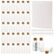 Svalor 30 Piezas Botellas de Cristal con Corcho, 10 ml Mini Botella de Vidrio, Frascos Pequeños para DIY, Especias, Decoración de Bodas
