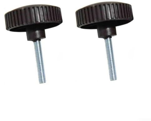 Canopy Fixing Screws Bolt, 1 Pair Canopy Fixing Screws Bolt Black Plastic Screws For Garden Swing Chairs (A)