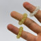 ATC Handels GmbH Finger-Massageringe in Gold oder Silber für die Finger, Zehen - aus Federstahl für individuelle Wohlfühlmomente - Entspannung (Silber & Gold Je 10 St.)