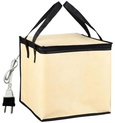 F Fityle Pizza-Gärkasten, Sauerteig-Starterwärmer, Wärmematte, Temperaturregulierung, Sauerteig-Kugel-Gärbehälter zum Backen, 20L