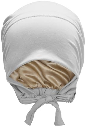 ZLYC Satin gefütterte Hijab Kappe für Frauen Raffhalter Hijab Untermütze Innenunterschal Hut