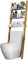 Ladder Storage Shelf Over The Toilet, 3-Tier Bamboo Bathroom Organizer Rack Plant Flower Stand, Space Saver Leaning Against Wall Storage Rack For Bathroom Laundry Room