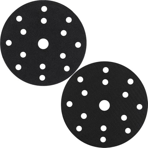 Shineboc 2 Pz. Proteggi-platorello, Ø 150 mm, Accessori levigatrici rotoorbitali- 15 fori