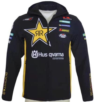 SPONYBORTY Felpe con cappuccio Giacca tuta da corsa Cardigan per H.usq-varnas Felpa con zip da uomo per giovani Abbigliamento da ciclismo Moto Ragazze/A/M