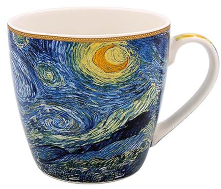 Van Gogh's Starry Night Design Fine China Breakfast Mug