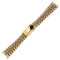 RTRCAGAKM 20 21mm Massives Edelstahl-Armband passend for Rolex Oyster Perpetual Date Metallarmband Uhrenarmband(Gold,20mm)
