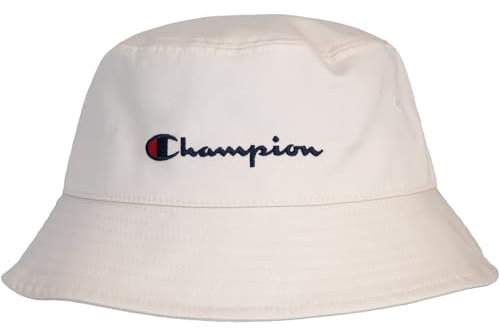 Champion Logo Bucket Hat Fischerhut (DE/NL/SE/PL, Alphanumerisch, M, L, White)