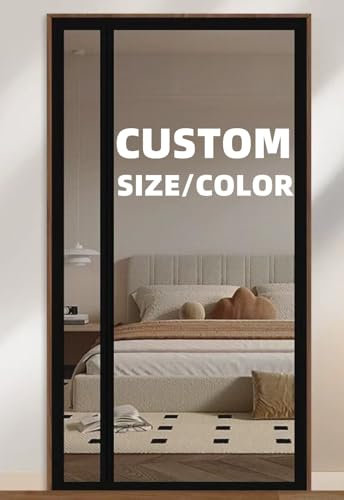 Kiyeocca Custom Size Fly Screen Door, Magnetic Door Curtains Mesh, RV Window Screen Replacement, Pet & Kid Friendly, Easy Install, Keep Bugs Out for Front/Sliding Doors