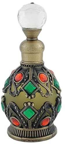 Huile de parfum arabe, parfum longue durée de 15 ml, Dubaï avec bouteille en plastique luxueuse vintage pour femme, Dubaï pour femme