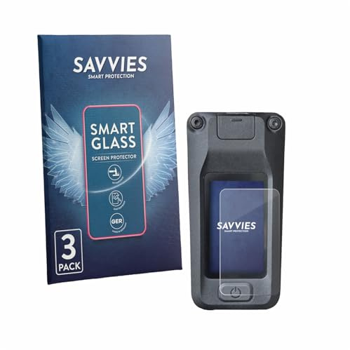 Savvies Schutzglas für Amflow DJI Avinox | 3 Stück Transparenter Displayschutz Made in Germany Panzer Schutz Glas 9H Schutzfolie HD Klar Blasenfrei Einfache Montage