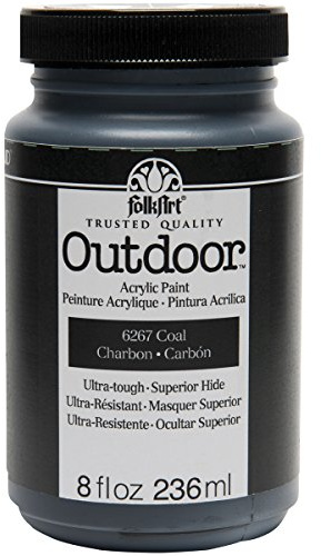 Plaid: Craft Folkart Outdoor Paint, Multi-Colour, 6.09 x 6.09 x 10.66 cm