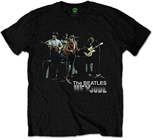 Rock Off Officially Licensed Products Men's The Beatles Hey Jude Version 2 T - Shirt