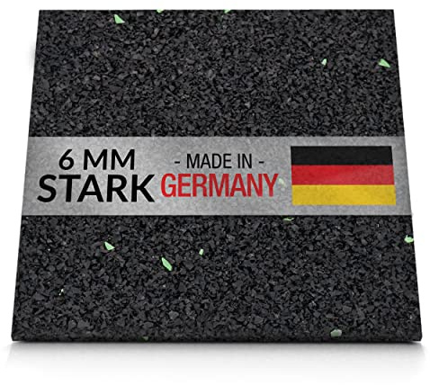 50 Stück 6 mm 90 x 90 mm Terrassenpad, Terrassenpads aus Gummi – Unterlagepads für die Unterkonstruktion ihrer Terrassen Balkon oder Gartenhütte
