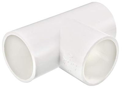 sourcing map 40mm Slip Tee PVC Raccordo T Raccordo Raccordo Raccordo A Forma di T Connettore