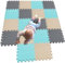MQIAOHAM® 18 Stücke Baby puzzelmatten für Babys spielmatte Kinder puzzlematte Teppich G301018-108110112
