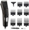 Babyliss 7755U Tondeuse à cheveux pour homme, lames tranchantes en acier inoxydable, 8 guides de peigne, alimentation secteur, coiffures à la maison, peigne inclus, lisse et précis, noir