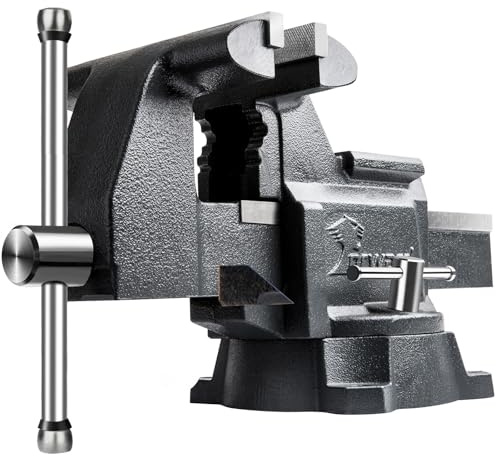 Forward CR80A 8 Inch Bench Vise Heavy Duty Vice with Anvil and 190 Degrees Swivel Base (8)