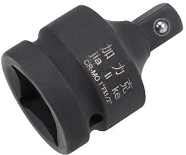 sourcing map Schlagbuchsenadapter und Reduzierstück 1-Zoll-Buchse auf 1/2-Zoll-Stecker Cr-Mo-Stahl