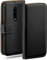 moex Book Case für OnePlus 8 Handyhülle mit Kartenfach, Hülle klappbar 360 Grad Schutzhülle, Klapphülle Flip Case Cover, PU Leder Handytasche Lederhülle, Schwarz