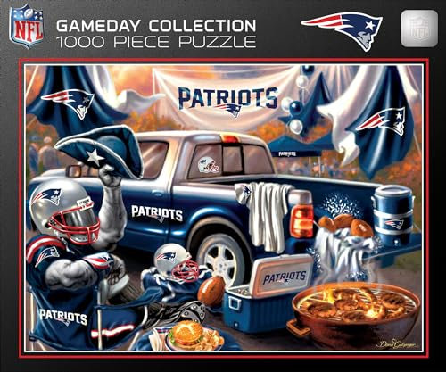 MasterPieces NFL Gameday Puzzles Collection - New England Patriots NFL Gameday Collection 1000 Piece Jigsaw Puzzle