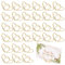 OLYCRAFT 36 Stück Tischkartenhalter Herzform Fotohalter Platzkartenhalter Hellgold Tischkarte Clips Foto Bild Memo Halter Für Hochzeiten Party Jahrestag Jubiläumsfeier Büro Schreibtisch