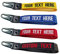 Brillina Personalisierter Schlüsselanhänger, Unisex-Armband Lanyard Schlüsselanhänger für Autoschlüssel Zubehör Rucksack Gepäck, Schwarz, Rot, Grün, Orange, Gelb, 20 x 2.54cm