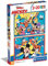 Clementoni 24791 2 x 20 Stück Supercolor Disney Mickey-2 20 Teile-Puzzle Für Kinder Ab 3 Jahren, Made In Italy, Mehrfarbig, Medium