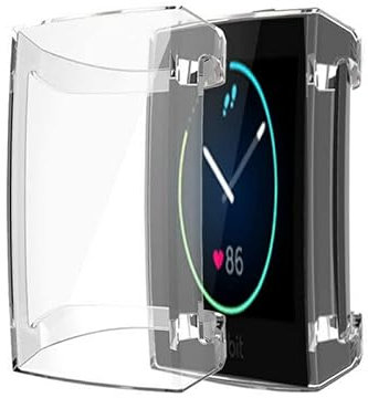 Schutzhülle kompatibel mit Fitbit Sense | Versa 2 | Versa 3 | Charge 3 | Charge 4 | Charge5 | Ionic | HR | Fitnesstracker | Silikonhülle, Größe: Fitbit Charge 4
