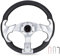 BYNYXI Rennlenkrad Auto, 12.6 Zoll 320mm Sport Racing Lenkrad mit 6 Schrauben Universal Auto Motorsport Lenkrad für Rally Drift Race Sportlenkrad Deep Dish Aluminiumlegierung Drifting Lenkrad