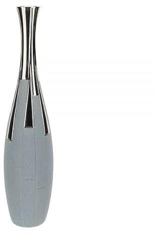 HERVIT Vase GRES ATLAS grau/blau