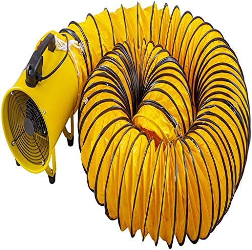 Tragbarer Ventilator, für Küche, Büro und Fabrik, langlebiger Ventilator mit Schlauch, Größe 33 x 27,9 x 38,1 cm