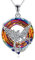 TOUPOP Phoenix-Halskette aus Sterlingsilber für Frauen, Phoenix-Schmuck mit Kristall-Phoenix-Geschenke für Phönix-Liebhaber, Sterling Silber