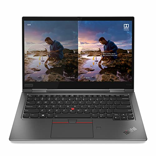 LENOVO ThinkPad X1 Yoga Gen 5 2-in-1 Notebook 2022, 14-Zoll-FHD IPS 400nits HDR-Touch-Display, 10. Intel Core i5-10210U, 16 GB RAM, 512 GB NVMe SSD, Fingerabdruck, Tastatur hintergrundbeleuchtung
