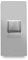Luxus-Time Touch Lichtschalter Wandschalter POINT SERIE Glas Sensor Schalter Wechselschalter Schuko Steckdosen USB Grau Weiß Schwarz Gold (Modul: 1/2 Netzwerk Cat6, Grau)