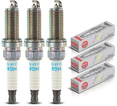 3x Original NGK ILKAR7B11 Zündkerze Kompatibel mit CT ZWA10 1.8L 2010-2015 Trezia 1.3L 2011-2021 A.u.r.i.s E18 1.3L-1.8L 2012-2018 A.v.e.n.s.i.s Kombi T27 1.6L-2.0L 2009-2018