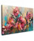 MuchoWow© Impression sur Toile Peinture 90x60 cm Tableau Mural Decoration Salon Reproductions de Tableaux Murale Moderne Fleurs - Peinture à l'huile - Rose - Roses - Botanique - Vintage