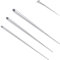 FIOROYAL 3 Pcs Piercing Taper Insertion Chirurgenstahl 14G 16G 18G für Ohr/Nase/Lippe/Bauch/Nippel/Zunge Piercing Tool Body Stretching Piercings Kit Assistant Tool EX