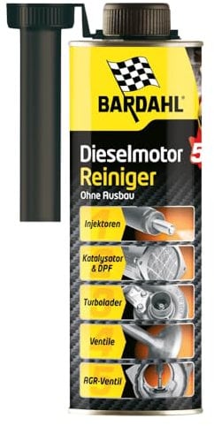 Bardahl Nettoyant moteur diesel, 5 en 1, nettoyage des soupapes AGR, du filtre à particules DPF, protection du système d’injection, 500 ml, 3 pièces