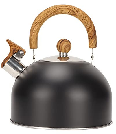ANKROYU Tetera Con Silbido De 2,5 Litros, Tetera Para Estufa, Tetera Con Silbido Moderna De Acero Inoxidable Para Estufa Con Mango Ergonómico