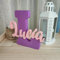 JutloStudio Letra Decorativa Personalizada con Nombre para Apoyar o Colgar