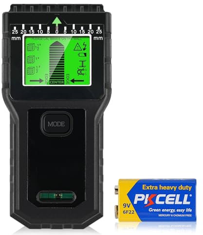 Stud Finder Wall Scanner，WOVTE 8 in 1 Electronic Stud Detector Stud Finder, Audio Alarm and HD LCD Display for Wood, AC Wire, Metal and Screws Studs Detection