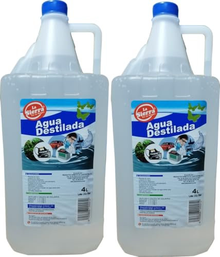 Onlissa Agua Destilada 4 litros (2 Unidades)