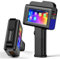 UPRINTJET B35 Tragbarer Handdrucker Druckhöhe 2,5~25,4mm mit Lösungsmittel Schnelltrocknende Tintenpatrone Tintenstrahl Codierungsmaschine für Datum Logo Bild Variabler Text QR-Code Barcode